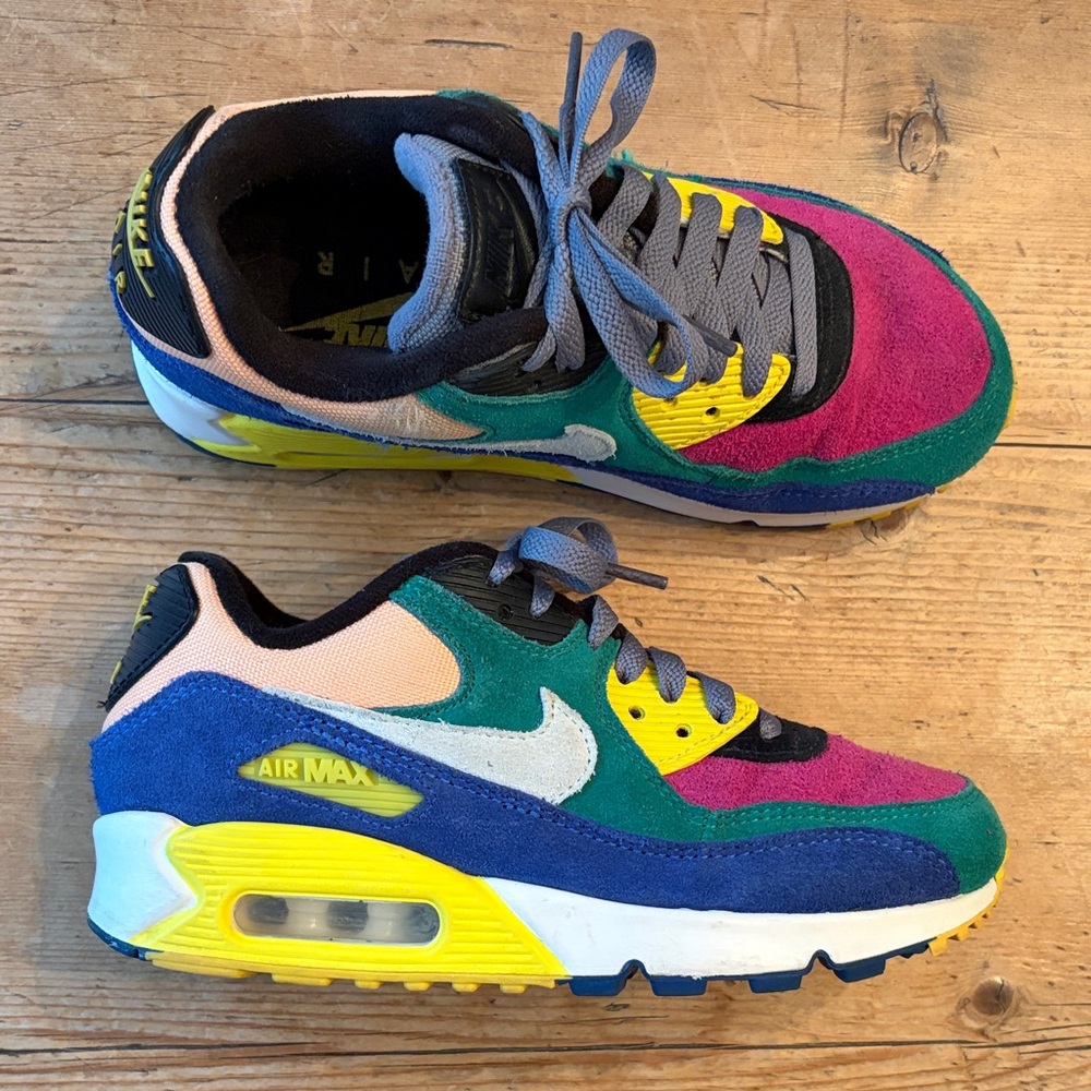 Nike Air Max 90 Viotech Juniors Multicolor Sneakers Youth 4